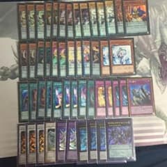遊戯王 オッドアイズデッキ エクストラ、スリーブ付きのサムネイル