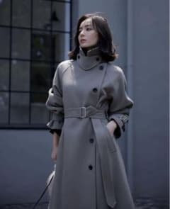 23aw ウールトレンチコート anuans - メルカリ