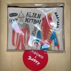 ASOKO×ウルトラマン　ポーチ　ウルトラマンセブン　メトロン星人のサムネイル