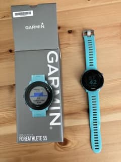 GARMIN FOREATHLETE 55 ライトブルー 本体 - メルカリ