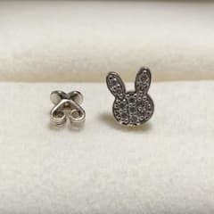 ポンテヴェキオ K18 ホワイトゴールド　シングル ピアス ウサギ m68172984671_1.jpg?1757237508