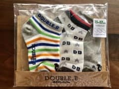 ミキハウス　ダブルビー　ローカット靴下　15-17cmのサムネイル