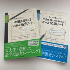 フェルミ推定ノートとケース問題ノートのセットのサムネイル