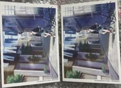 岡山デニム× 芹沢あさひ コラボ 購入特典 L版ブロマイド 2枚 非売品