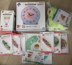 ポケモン 30周年記念 一番くじA賞アクリル時計 D賞チコリータG賞