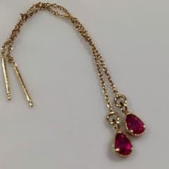 【売約済】アメリカンピアス ルビー 天然石のサムネイル