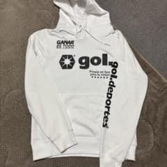 gol. フード付きパーカー ホワイト160のサムネイル