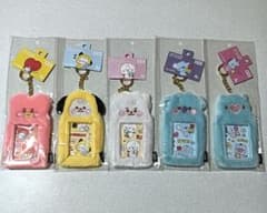 BT21 푹신한 BTS 포토 카드키링 5 개 세트