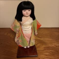 市松人形 多色柄 着物 約30cmのサムネイル