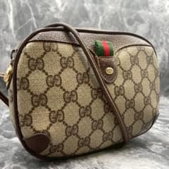 ✨美品✨GUCCI GG シェリーライン ショルダーバッグ ブラウン 