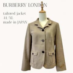 訳アリ BURBERRY LONDON シングルジャケット ベージュ XL - メルカリ