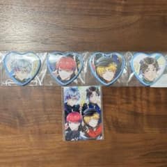 千銃士R カドスト特典 ハート形缶バッジ アクリルカードのサムネイル