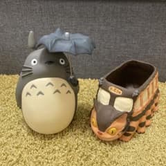 トトロ 貯金箱 ネコバスプランターセット トトロ 貯金箱 ネコバスプランターセット - メルカリ