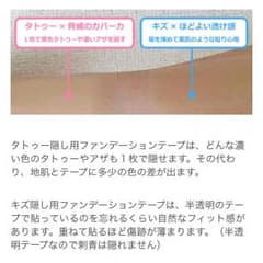 傷用ファンデーションテープお試しセット！のサムネイル