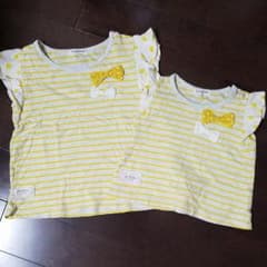 姉妹お揃いコーデ　110size/80sizeのサムネイル