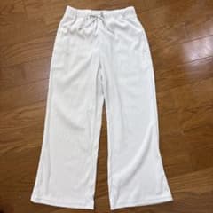 GU リブプルオンワイドフレアパンツ 130のサムネイル