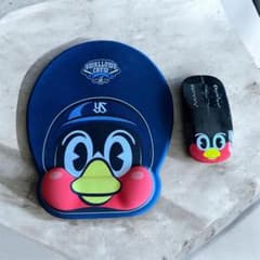 新品・非売品】つば九郎 オリジナル マウス＆マウスパッド セット販売 