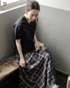 ロングスカート　チェックのサムネイル