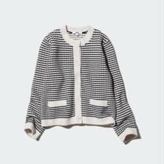 【UNIQLO】ニットショートジャケットのサムネイル
