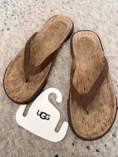 UGG アグ コルク レザー トングサンダル ブラウン メンズ 美品　27cmのサムネイル