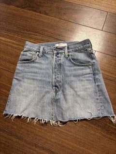 MOUSSY デニムミニスカート カットオフのサムネイル