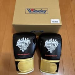 【井上尚弥】ウイニング製公式試合用ボクシンググローブ8oz（ゴールド/ブラック） Winning 井上尚弥Excite Match 8oz ボクシンググローブ - メルカリ