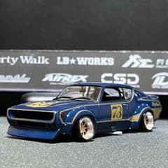 【1/43 カスタム】ケンメリGT-R レーシング 京商 1/43 カスタム】ケンメリGT-R レーシング 京商 - メルカリ