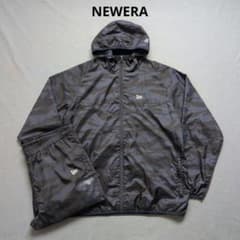 極美品】ニューエラ カモフラ柄軽量ナイロンパーカーパンツ 