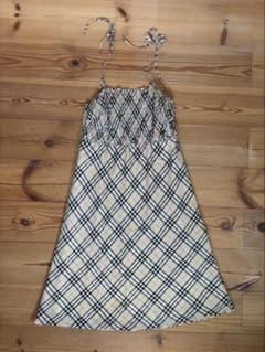 BURBERRY BLUE LABEL ノバチェック柄キャミワンピース - メルカリ