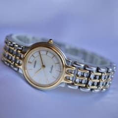 SEIKO エクセリーヌ シルバー×ゴールド レディース腕時計 1477