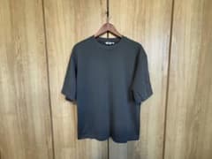 UNIQLO AIRism 크루넥 티셔츠 다크 그레이 L