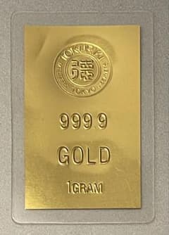 純金 ラミネート 1g 徳力 - メルカリ