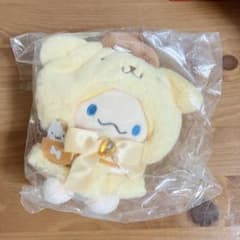 JOCHUM もこ ぬいぐるみ ポムポムプリン着せ替えフード付き バッジ付き JOCHUM もこ ぬいぐるみ ポムポムプリン着せ替えフード付き バッジ付き