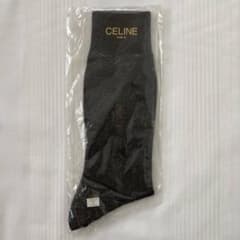 [신품] CELINE 셀린 양말 양말 총 무늬 25cm 그레이 울 혼합