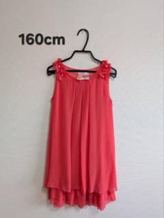 キッズドレス 160cm レッド　発表会　結婚式のサムネイル