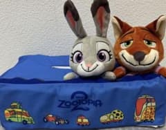 ズートピア2　ジオラマティッシュケース　ジュディとニック