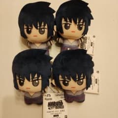 NARUTO ナルト 疾風伝 ちびぐるみvol.1 ぬいぐるみ サスケ 4体 - メルカリ