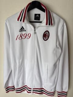 adidas A.C. MILAN トラックジャケット ホワイト - メルカリ