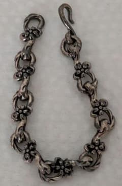 ☆かすう工房☆ シルバーアクセサリー 桜花モチーフ ブレスレット