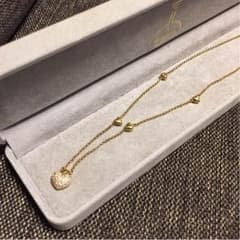 ハート型 ダイヤネックレス♡18金のサムネイル