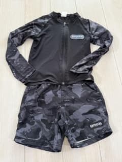 OUTDOOR ラッシュガードセット ブラックカモフラのサムネイル