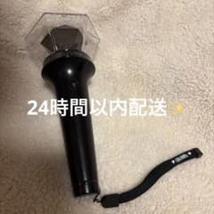 y*u様 ちゃんみな　AOD4 ペンライト クリスタル型 黒 ストラップ付き CHANMINA ペンライト 本体 aod4 ちゃんみな - メルカリ