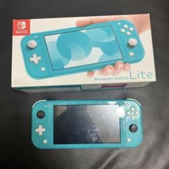 【ジャンク品】Switch Lite ターコイズ 本体 箱付きのサムネイル
