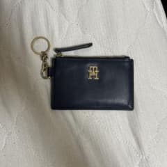 Tommy Hilfiger 코인 케이스 키링 포함 네이비