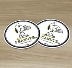 スヌーピー PEANUTS コースター 2枚セットのサムネイル