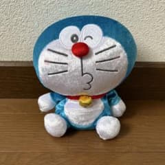 【美品】ドラえもん ベロア風ぬいぐるみ