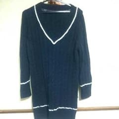 中古＊チルゲン編み＊ロングニットのサムネイル