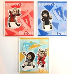 천속&타키나 3종 세트 아크릴스탠드 쿠마 미네 리콜리스 리코일