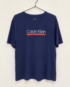 Calvin Klein ロゴ Tシャツ ネイビー M