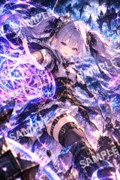 魔法使いの少女 イラスト アートのサムネイル
